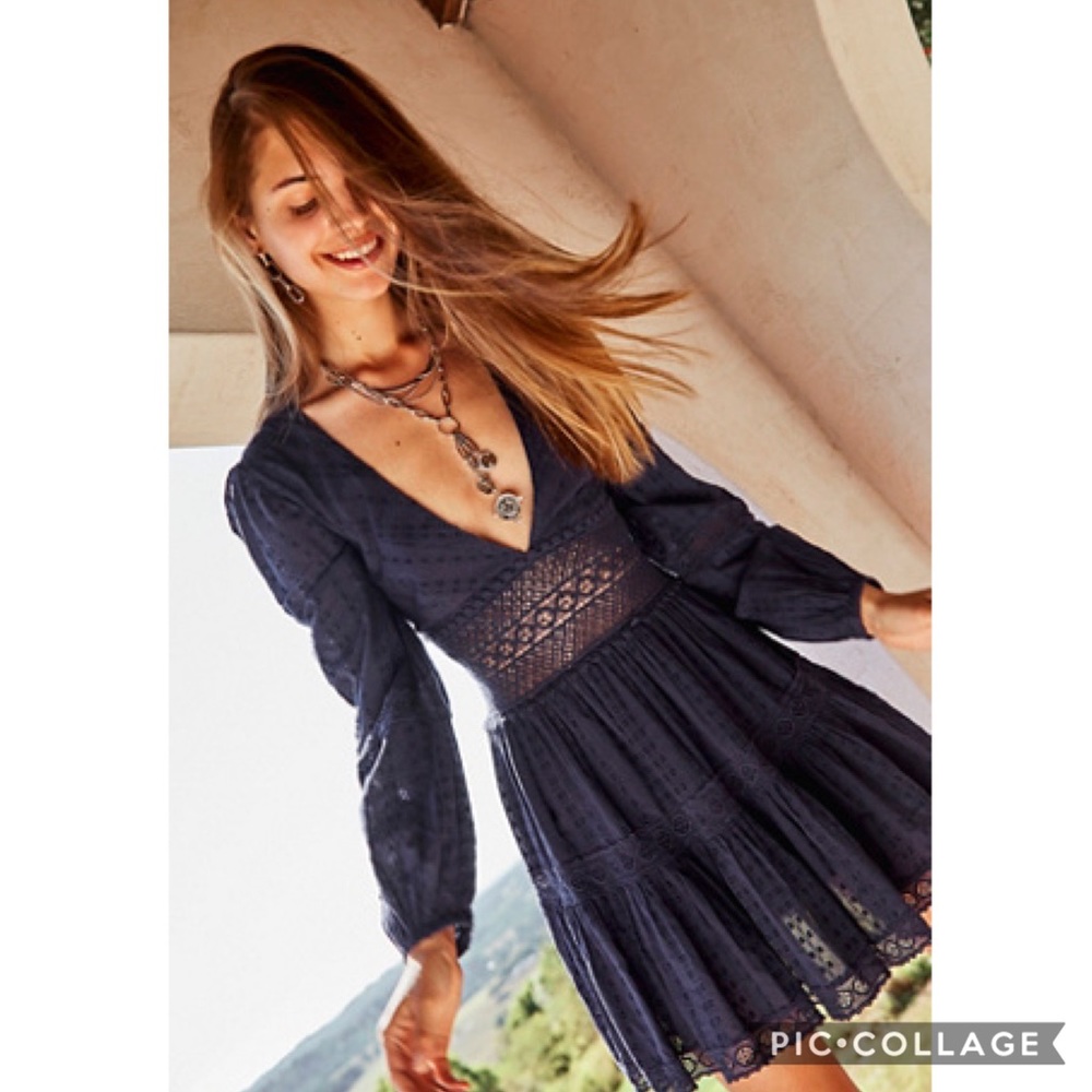 NWT Free People The Delightful Mini Dress size 0!